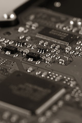 Image showing Electronic circuit board