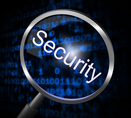 Image showing Magnifier Security Represents Magnifying Encrypt And Research