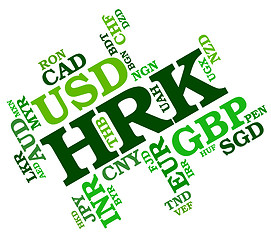 Image showing Hrk Currency Means Croatia Kunas And Currencies