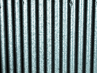 Image showing Corrugated steel