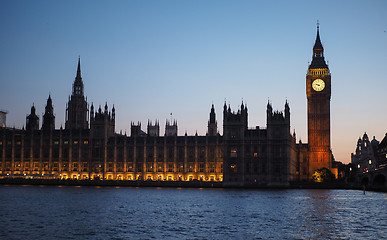 Image showing Houses of Parliament in London