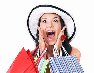 Image showing Woman shopping