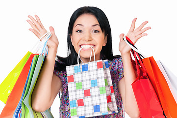 Image showing Woman shopping