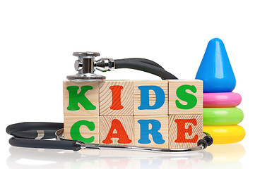 Image showing Word kids care