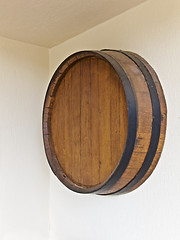 Image showing Wine round barrel