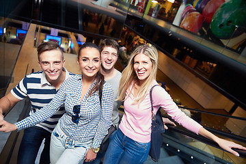 Image showing friends in shopping