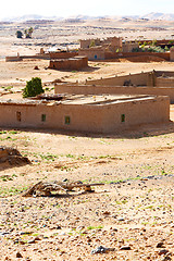 Image showing sahara        in morocco    the old   and  historical village 