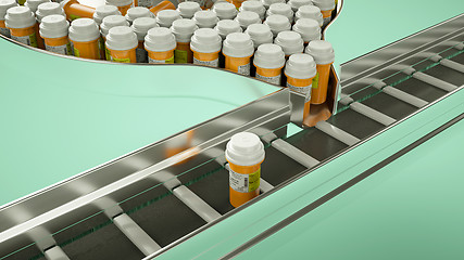 Image showing Drugs and pills production line
