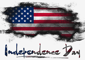 Image showing Flag of United States, USA Independence day