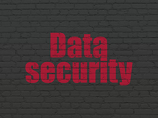 Image showing Safety concept: Data Security on wall background