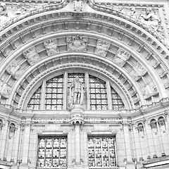 Image showing old construction in london englan europe brick  wall and window 