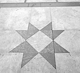 Image showing marble mosaic in the old city morocco africa and history travel