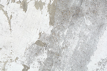 Image showing White old grunge texture or background
