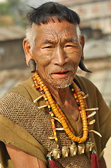 Image showing Man in Nagaland, India
