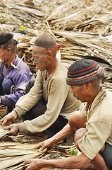 Image showing Men working in Nagaland, India