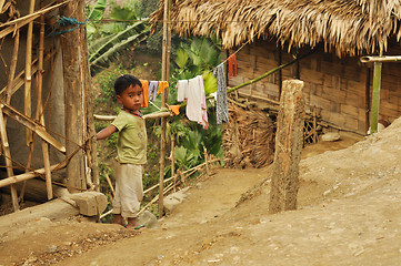 Image showing Small kid in Nagaland