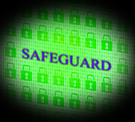 Image showing Safety Safeguard Indicates Privacy Secured And Secret