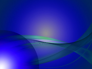 Image showing Wavy Blue Background Means Wavy Pattern Or Effect\r