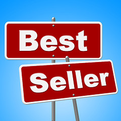 Image showing Best Seller Signs Means Vending Rated And Sold