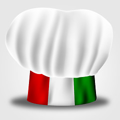 Image showing Chef Hungary Means Cooking In Kitchen And Euro