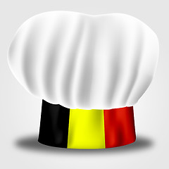 Image showing Chef Belgium Represents Cooking In Kitchen And Belgian