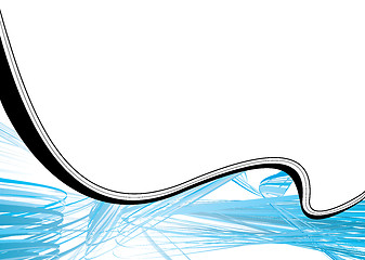 Image showing scribble wave