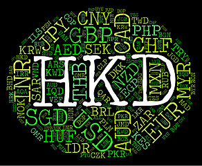 Image showing Hkd Currency Indicates Hong Kong Dollar And Coinage