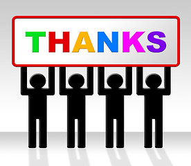 Image showing Thank You Means Message Grateful And Thankfulness