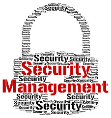 Image showing Security Management Means Administration Executive And Login