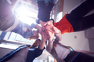 Image showing happy students celebrate