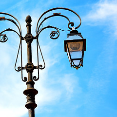 Image showing abstract europe in the sky of italy lantern and  illumination