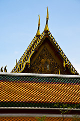 Image showing tower bangkok in the temple  thailand  