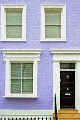 Image showing notting   hill  area  in london england old suburban and antique