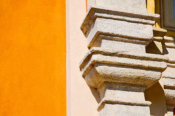 Image showing abstract old column in the   and marble brick