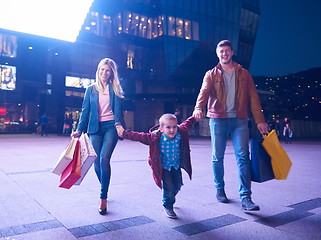 Image showing Group Of Friends Enjoying Shopping