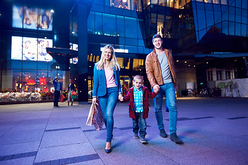 Image showing Group Of Friends Enjoying Shopping