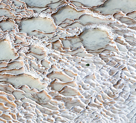 Image showing abstract in pamukkale turkey asia the old calcium bath and trave