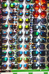 Image showing in london glass and sunglasses in the light and reflex