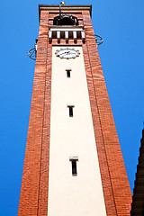 Image showing ancien  tower in italy europe  and bell