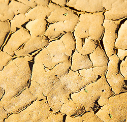 Image showing brown dry sand in sahara desert morocco africa erosion and abstr