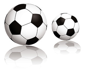 Image showing football reflect