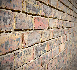 Image showing in london   the    abstract    texture of a ancien wall and ruin