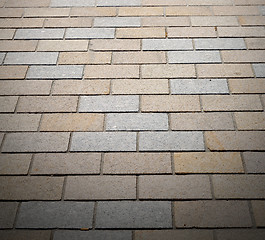 Image showing brick in london   the    abstract    texture of a ancien wall an