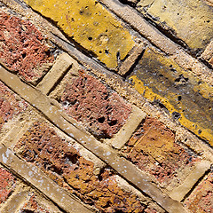 Image showing in london   the    abstract    texture of a ancien wall and ruin