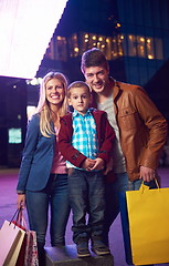 Image showing Group Of Friends Enjoying Shopping