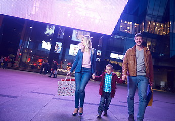 Image showing Group Of Friends Enjoying Shopping