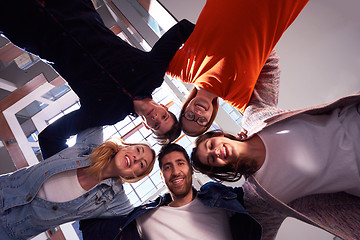 Image showing happy students celebrate