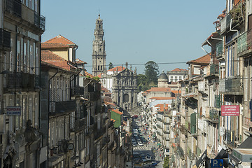 Image showing EUROPE PORTUGAL PORTO RIBEIRA CHURCH IGREJA DOS CLERIGOS