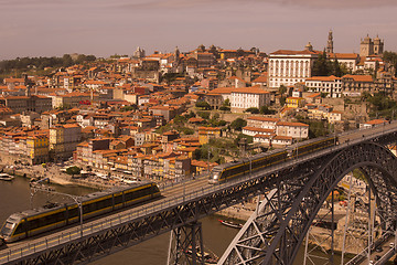 Image showing EUROPE PORTUGAL PORTO RIBEIRA OLD TOWN DOURO RIVER