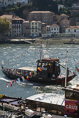 Image showing EUROPE PORTUGAL PORTO RIBEIRA OLD TOWN DOURO RIVER